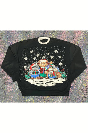 Vintage Made In USA Christmas Sweater- XL