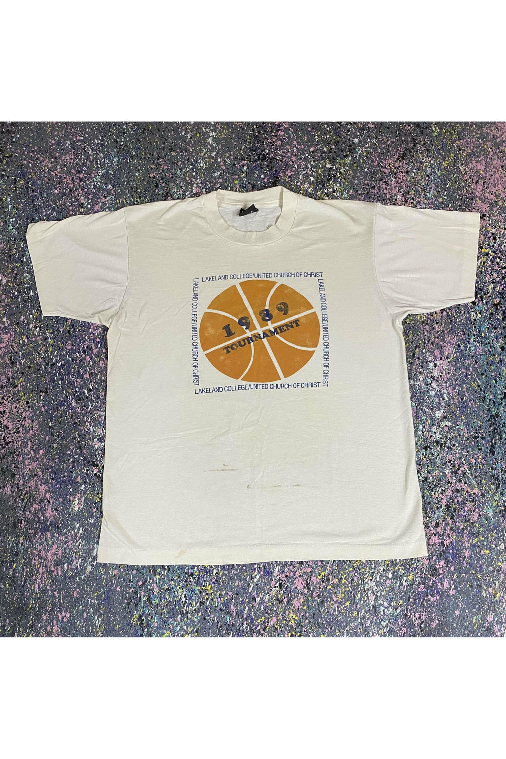 Vintage Lakeland College 1989 Tournament Tee- L