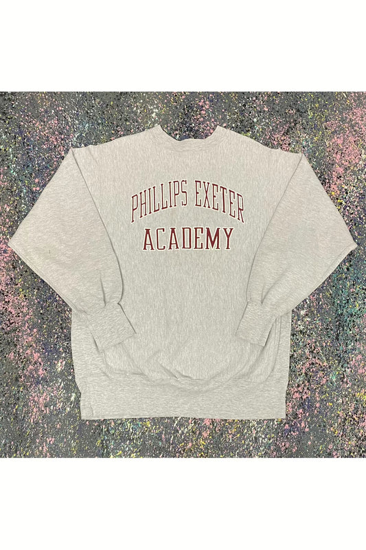 Vintage Made In USA Phillips Exeter Academy Crewneck- L