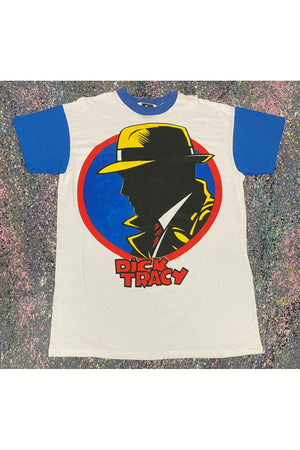 Vintage Single Stitch Dick Tracy Tee/Sleepwear- OSFA