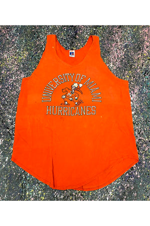 Vintage Miami Hurricanes Russell Tank- XL