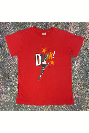 Vintage 90s Made In USA Nike Jordan Dunk! Tee- L